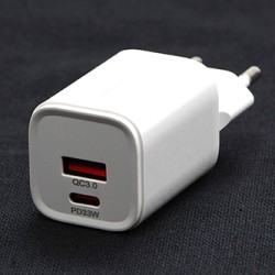 Powerton ENERGY VOLTIX Zasilacz / sieciowy adapter 33W, 2-portowy, USB-C, USB-A