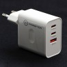 Powerton ENERGY VOLTIX Zasilacz / sieciowy adapter 65W, 3 porty, USB-C, USB-A