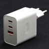 Powerton ENERGY VOLTIX Zasilacz / sieciowy adapter 65W, 3 porty, USB-C, USB-A