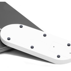 ładowarka bezprzewodowa 2 w 1, do telefonów i Apple Watch, biała, 5V, 10W, Qi