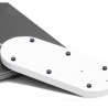 ładowarka bezprzewodowa 2 w 1, do telefonów i Apple Watch, biała, 5V, 10W, Qi