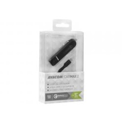 Ładowarka samochodowa Avacom 36W, 2-portowy, USB-A, kabel microUSB