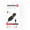 Ładowarka samochodowa Swissten 5W, bez portu, kabel microUSB