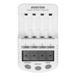 Avacom Inteligentna ładowarka JVL-505, na 4 szt. AA/AAA, NiMH, Ni-Cd, 220V (el.síť), ładowanie pojedynczych cel