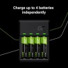 Zestaw Green Cell GC VitalCharger i baterie 2xAA 2000mAh 2xAAA 800mAh