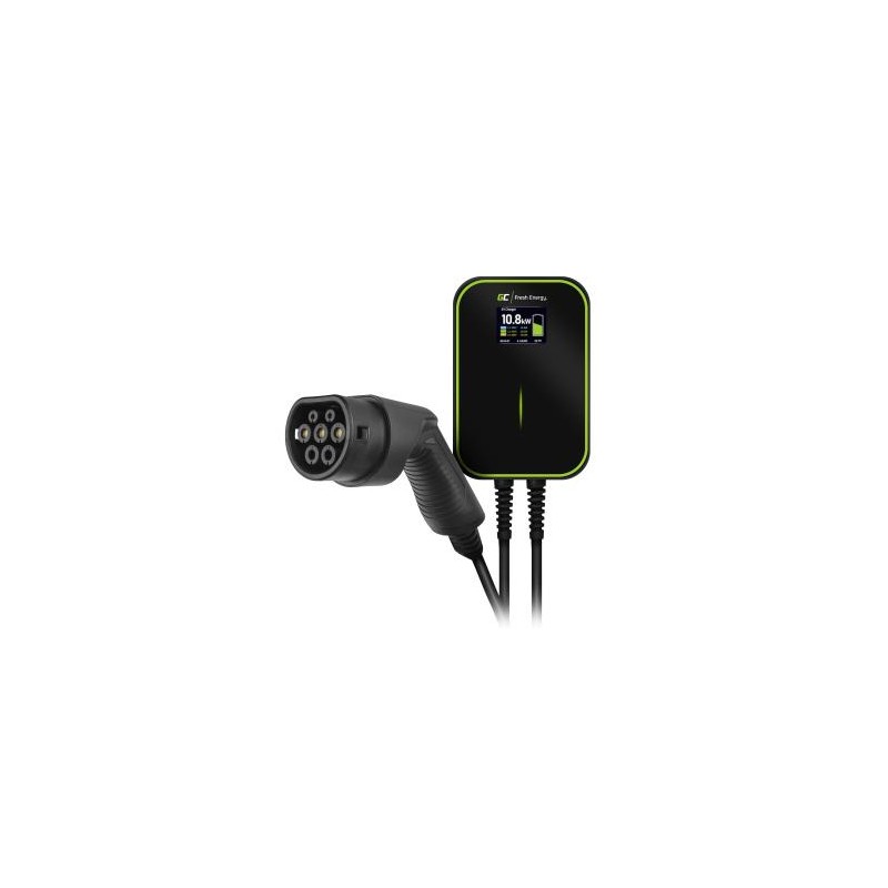 Wallbox GC EV PowerBox 22kW ładowarka z Type 2 kabel (6m) do ładowania elektrycznych samochodów i Plug-In hybrids
