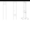 GC EV Stand mounting post do Wallbox, stacja ładowania samochodów