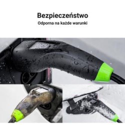 Green Cell Habu EV Mobile ładowarka 11 kW 7 m Type 2 to CEE 16 A do ładowania pojazdy elektryczne EV PHEV 2in1 Wallbox z GC App
