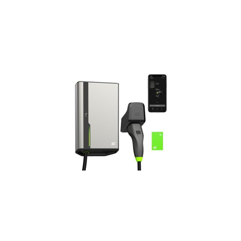 Greencell HabuDen Wallbox 22kW 32A 5m NFC kabel Type 2 Smart EV ładowania stacja z GC App Bluetooth WiFi