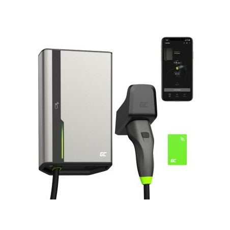 Greencell HabuDen Wallbox 22kW 32A 5m NFC kabel Type 2 Smart EV ładowania stacja z GC App Bluetooth WiFi