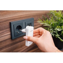 Verbatim, Ładowarka Essentials Slim GaN USB-C1 PD 3.0 , USB-C2 PD 3.0, biała, 65W