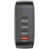 Verbatim, Ładowarka GaN USB 3.0, USB C, szara, 165 W, wymienne końcówki  C,G,A