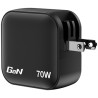 Verbatim, Ładowarka GaN USB 3.0, USB C, szara, 70W, wymienne końcówki  C,G,A
