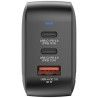 Verbatim, Ładowarka GaN USB 3.0, USB C, szara, 70W, wymienne końcówki  C,G,A