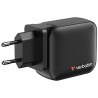 Verbatim, Ładowarka Mini GaN 2 x USB-CR PD 100W a 1 x USB-A QC 3.0, szara, 100 W, wymienne końcówki  C,G,A, EOL