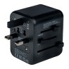 Verbatim, Adapter podróżny World-to-World Verbatim UTA-01 USB-A, czarny, 12 W