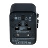 Verbatim, Adapter podróżny World-to-World Verbatim UTA-02 USB-A, USB-C, czarny, 20 W