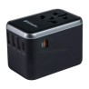Verbatim, Adapter podróżny World-to-World Verbatim UTA-04 USB-A, USB-C, czarny, 61 W