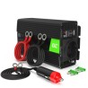Green Cell power falownik 24V to 230V 500W/1000W zmodyfikowane sine wave