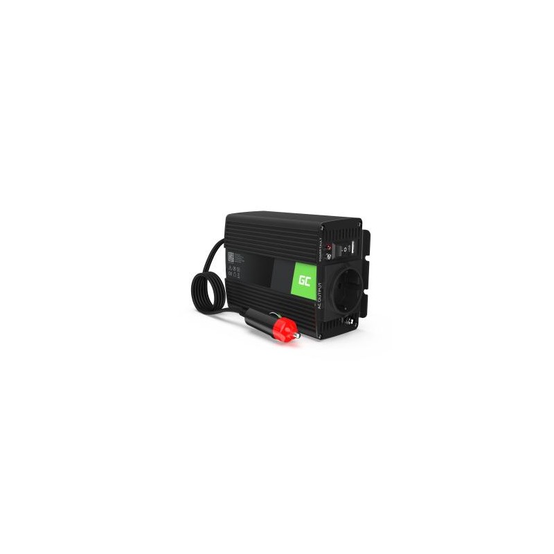 Green Cell power falownik 12V to 230V 150W/300W modyfikowana sinusoida