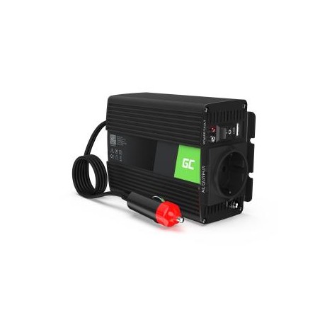 Green Cell power falownik 12V to 230V 150W/300W modyfikowana sinusoida
