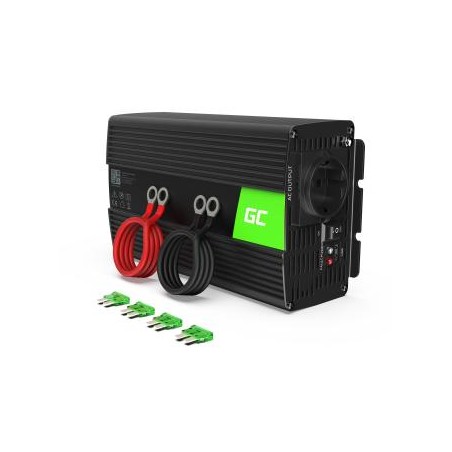 Green Cell power falownik 12V to 230V 1000W/2000W modyfikowana sinusoida