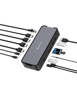 Verbatim CDS-15 Przewodowa USB 3.2 Gen 1 (3.1 Gen 1) Type-C Czarny, Szary