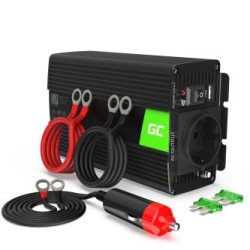 Green Cell power falownik 24V to 230V 500W/1000W czysta sinusoida