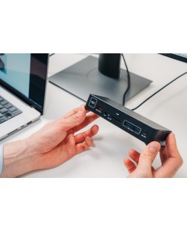 Verbatim CDS-15 Przewodowa USB 3.2 Gen 1 (3.1 Gen 1) Type-C Czarny, Szary