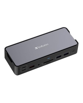 Verbatim CDS-15 Przewodowa USB 3.2 Gen 1 (3.1 Gen 1) Type-C Czarny, Szary