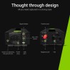 Green Cell power falownik 24V to 230V 1000W/2000W modyfikowana sinusoida