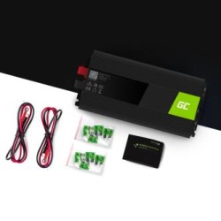 Green Cell power falownik 24V to 230V 2000W/4000W modyfikowana sinusoida