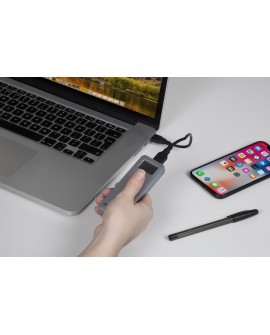 Verbatim 53656 Zewnętrzny dysk SSD 512 GB USB Type-C 3.2 Gen 1 (3.1 Gen 1) Szary