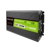 Green Cell PowerInverter LCD 24 V 3000W/60000W vehicle falownik z display - czysta sinusoida