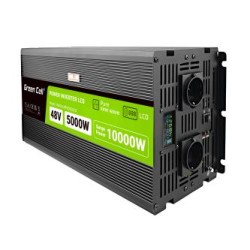 Green Cell PowerInverter LCD 48V 5000W/10000W Auto falownik  - czysta sinusoida