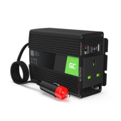 Green Cell power falownik 24V to 230V 150W/300W czysta sinusoida UK PLUG
