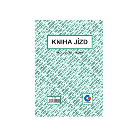 Książka jazd ET320, A5, 3x52szt. 3 szt, cena za 1 szt, Baloušek