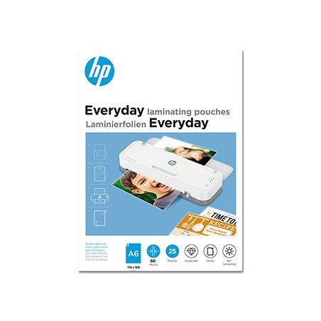 HP Folia laminacyjna, A6, 80mic, 25szt