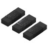 Berlingo, gumka do gumowania Eco-PVC, czarna, 30szt, Double Black