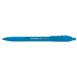 Berlingo, pióro kulkowe, niebieskie, 12szt, 0.7mm, Triangle 110 RT color