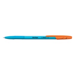 Berlingo, pióro kulkowe, niebieskie, 50szt, 0.7mm, Tribase fuze