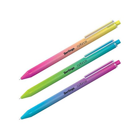 Berlingo, długopis automatyczny kulkowe, niebieskie, 30szt, 0.7mm, Radiance