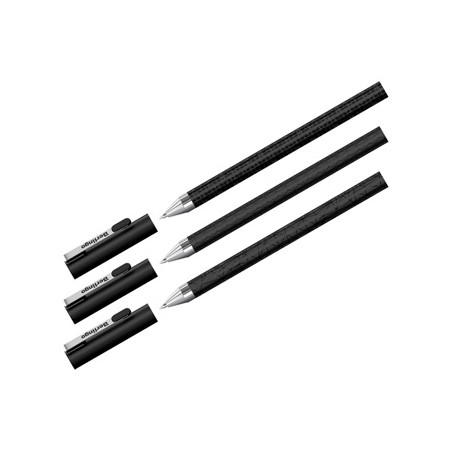 Berlingo, pióro kulkowe, niebieskie, 24szt, 0.7mm, Double Black