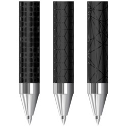 Berlingo, pióro kulkowe, niebieskie, 24szt, 0.7mm, Double Black