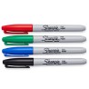 Sharpie, pisak Fine, mix kolorów, 4szt, 0.9mm, stały atrament, blister, EOL