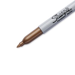 Sharpie, pisak Metallic, złoty, 12szt, 1.4mm, stały atrament, EOL