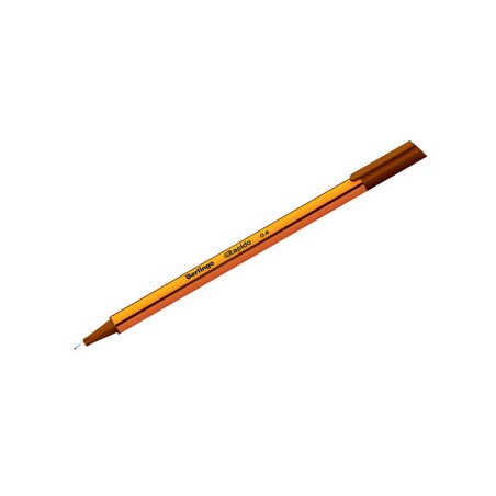 Berlingo, cienkopis Rapido, brązowe, 12szt, 0.4mm