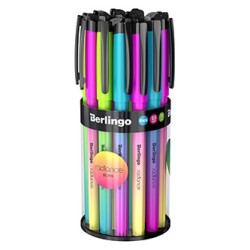 Berlingo, roller żelowy, czarny, 24szt, 0.5mm, Radiance