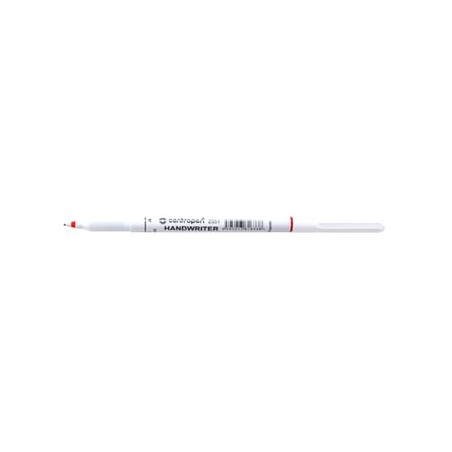 Centropen, cienkopis 2551, czerwony, 12szt, 0.5mm, końcówka odporna na nacisk, cena za 1 szt