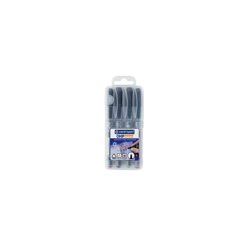 Centropen, marker 2634, color, 4szt, 0.3mm, na bazie alkoholu